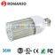 54W Samsung E40 led corn bulb 180 degree E40 led street light