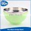 Good selling plastic PP and stainless steel double design cheap soup bowl