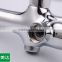 Free laser Logo silver shower faucet
