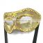 Custume Carnival Accessories HT-HF013 Plastic Half Face Party Eye Mask and Clear Plastic Face Mask