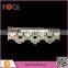 BOKA Chemical Cotton Lace Flower Designs, Crochet Flower Scalloped Lace Trimming
