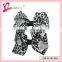 Girls favorite hair accessories no fade no smell friendly handmade solid hair ribbon bow with clips (DW-0006)
