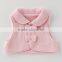 Japanese wholesale products high quality cute ribbon baby vests for girl winter clothes kids wear toddler clothing children