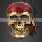 Wholesale costume PP halloween skeleton and skull party Pirates of the Caribbean masks