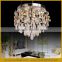 Flush Mount Chandelier Pendant crystal ceiling light with K9 crystal
