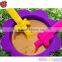 Free Sample BPA free Safely PP Plates for Kids Silicon Baby Spoon and Case Plastic Baby Warm Baby Plastic Plate