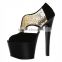 8 Inch Stiletto Platform Slippers Buckle High Heels Fetish Party High- Heeled Shoes Sexy Clubbing Slippers