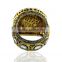 14K Gold Ring, Designer Diamond Ring Jewelry, Polki Diamond Handmade Ring, Antique Vintage Diamond Ring