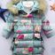 cute and fanshion flower coat and fur hooded children winter coat for wholesale baby girls clothes for winter Down jacket                        
                                                Quality Choice
