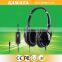 Stereo wired music computer headset without mic