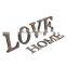 Antique 9 inch height solid wood letters for home decor