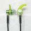 Hot 2015 FT-880 Sporty Green V4.1 Stereo Bluetooth Earphone With Yellow Stabilizer