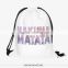 top selling Hakuna matata drawstring bag 3D printing drawstring backpack bags