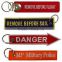 customized personalized gifts before flight embroidery keychain