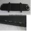 4.3 inch dual camera recorder car dvr rearview mirror