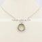 Charm Stainless Steel Locked Floating Pendant Necklace