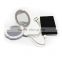 Please two way 8 light compact folding mirror with power bank