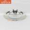 The butterfly shape Knob Korean looking nice packing 6pcs induction stainless steel cooking pot set perfectly for promotion