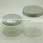 150ml 300ml PET plastic large makeup jar with aluminum cap