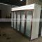 shopping mall glass door freezer display showcase luxury