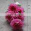 Home decoration 5 heads silk peony flowers wholesale