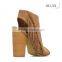 OLNS021 woman block heel summer beautiful girls wedge heel sandals open toe pumps for girls new collection