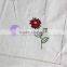 custome printed Plain coloured embroidered linen cotton table cloth