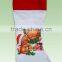 custom printing felt Christmas stocking