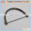 Fashion zinc alloy semicircle big handles for leather bag