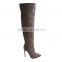 Women's 20 inches long leather boots