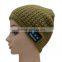 2016 Christmas Gift Knitting Bluetooth Beanie Hat With Headphone Wireless Cap