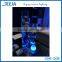 wholesale remote controlled round shape glass shisha hookah led light for crystal decoration