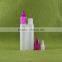China supplier empty e-liquid 10ml unicorn bottles with screw cap