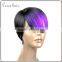 ST1B/Pink/Orange three tones mixed color fashional factory wholesale party wig glueless lace hair party wig