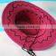 Mexican Suede Leather Cowboy Hat With Cross Stitching