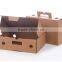 custom Handle packing box corrugated paper carton box with logo China factory