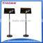 Advertising Free Standing Modern Floor Poster Display Rack
