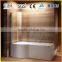 180 Degree Hinge 3 Fold Bath Shower Screen Door Panel Tempered Glass AS