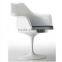living room chair fiberglass tulip armchair cafe chair