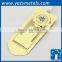 gold plating metal custom etched bookmark