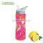 550ml Glass Water Bottle With Silicone Cover And Straw Wholesale