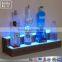 2 Tier LED Liquor Bottle Display, Multicolor Acrylic Modern Style