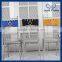 SH021A Wholesale cheap white stretch wedding elastic spandex chair sash with buckle