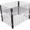 Square supermarket black metal pop up promotion table HSX-1010 racks supermarket stands