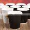 Disposable ripple wall 8oz 12oz 16oz 20oz black cappuccino cup