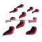 Set of 10 Red Neoprene Golf Club Head Cover Wedge Iron Protective Headcovers