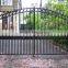 Factory sale Wrought Iron Scroll Gate, Simple Scroll Iron Driveway Gate,Forged Arched Garden Gate on  online shopping