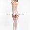 Latest design half sleeve sexy women bodystockings white beautiful girls sexy lingerie