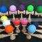 Wholesale High Quality Colorful Customize Intelligence Toys Fitness Building Wooden Kendama Ball