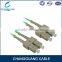 High quality single mode standard 2 core fiber optical sc patch cord